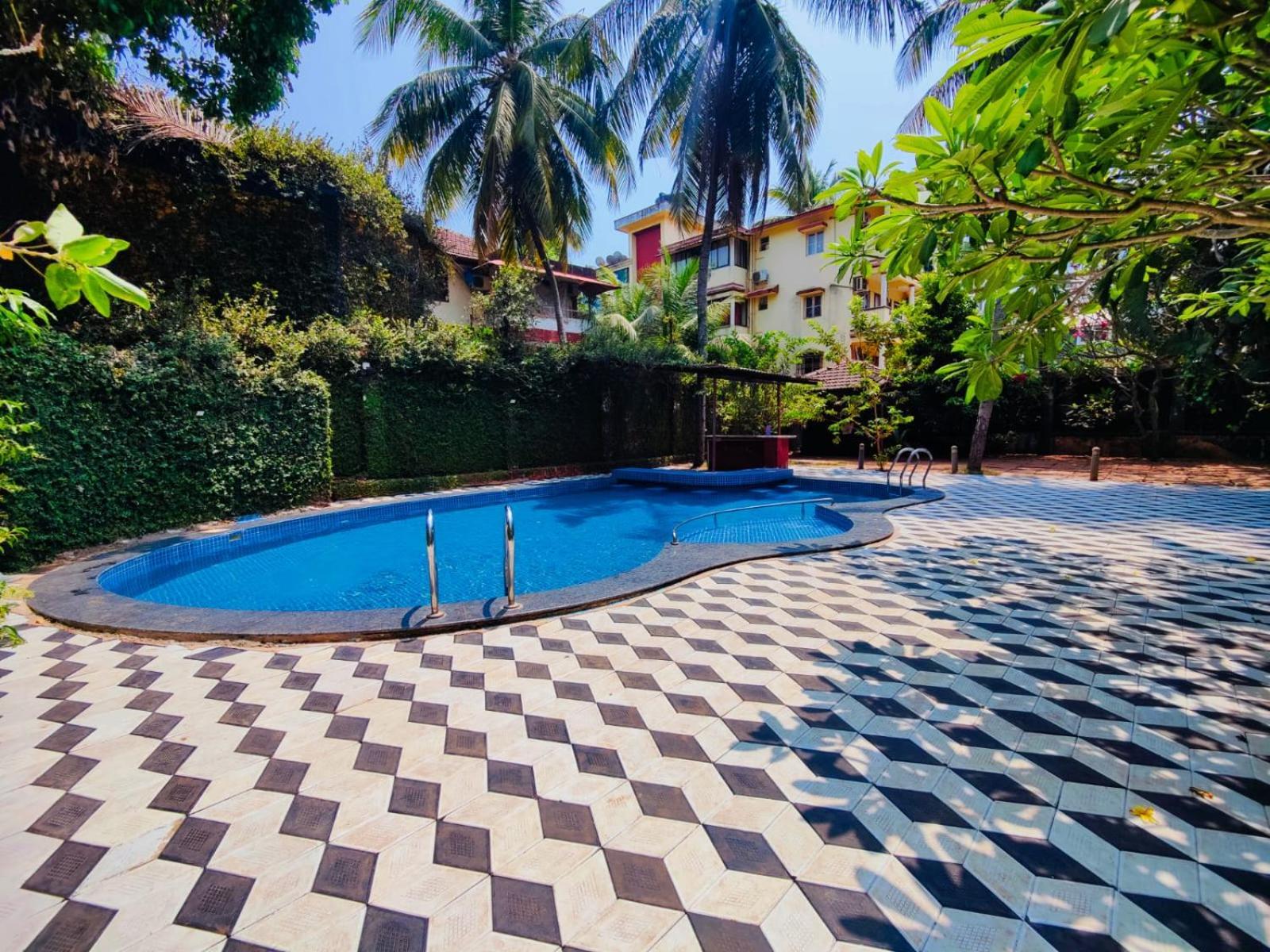 Ferienwohnung Aquavista At Casaphilomena Calangute Exterior foto